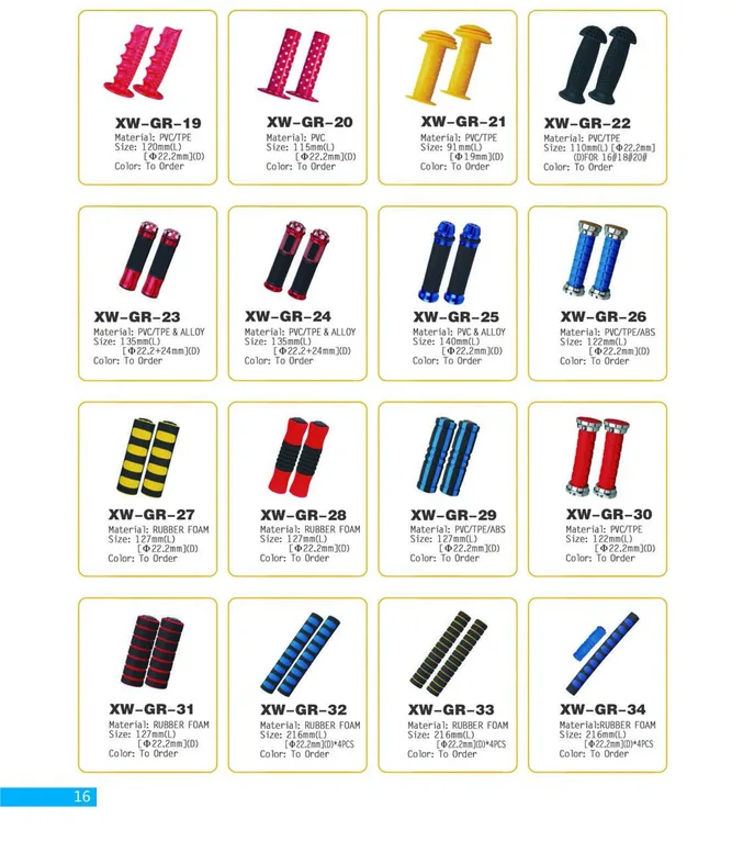 Bicycle Handlebar Grips — XINWANG CYCLE spare parts catalogue page 16